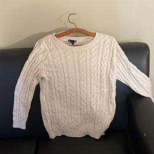 HM Basic White sweater